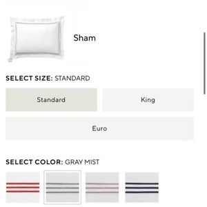 NWT- Pottery Barn King Size Duvet cover w/ standard shams